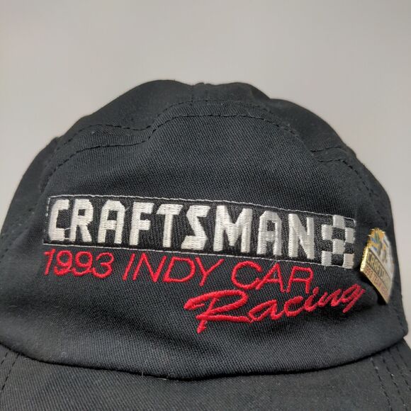 Craftsman Men's 1993 Indy Car Racing Hat Black OSFA Embroidered Logo Vintage - Picture 3 of 11